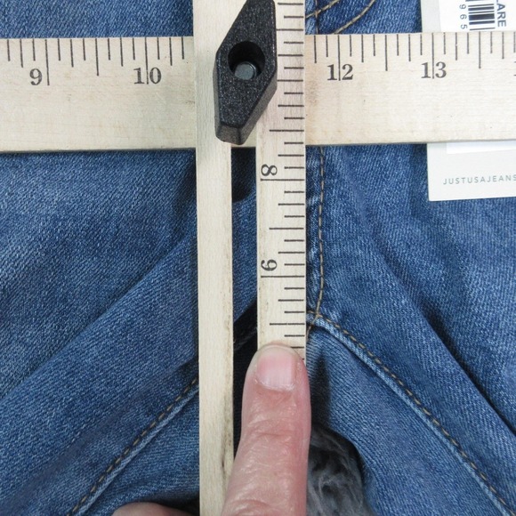 JustUSA Jeans Womens 4 Blue Mid Rise Bootcut Stretch Denim 28x30.5* NWT - Picture 7 of 16